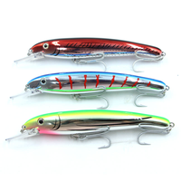 Leurres de pêche en plastique coulants Selco CHINA, leurres minnow, appâts durs OEM, yeux de poisson 3D, plastique ABS, multicolores, leurres de pêche en eau de mer