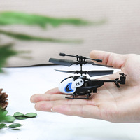 Mini hélicoptère électrique télécommandé en plastique pour enfants, jouet pour garçons débutants, prêt à voler en intérieur et en extérieur 3.5