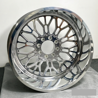 H Tipi Derin Göbekli Jantlar Parlak Off Road Jantlar 24*14 26*12 26*14 Dövme Jantlar Jeep Wrangler JK JL Gladiator Ford F 150 için