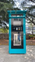 Máquina Expendedora de Agua Pura de Ósmosis Inversa para Exteriores de Alta Calidad, Cuerpo Metálico, SDK, Kiosco de Agua Potable de Autoservicio para Uso Público