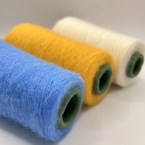 <span class=keywords><strong>Gratuit</strong></span> un échantillon 1/13NM mélange fil de dessin pelucheux hautement extensible pour tricoter une écharpe de pull - Product Image 2