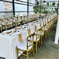 Chaises Napoléon en plastique de haute qualité pour événements, banquets de mariage, repas, chaises de mariage en résine plastique blanche