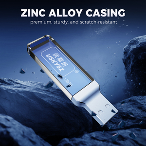 2023 Новое поступление, USB-накопитель с подсветкой, USB-накопитель, USB-накопитель 2,0, USB-накопитель с кристаллами, 128 ГБ, металлическая светодиодная флешка - Product Image 3