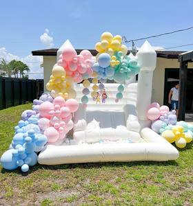 Mini <span class=keywords><strong>Castillo</strong></span> Inflable Blanco Tipo Brincolín para Fiestas Infantiles - Product Image 1