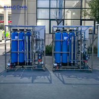 Système de filtration d'eau entièrement automatique 250LPH 500LPH pour puits, machine de purification d'eau domestique avec filtre adoucisseur RO 4040