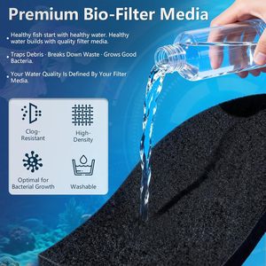 80 Ppi grafeenfilterschuimfilterspons milieuvriendelijk aquariumfilter voor <span class=keywords><strong>aquarium</strong></span> - Product Image 5