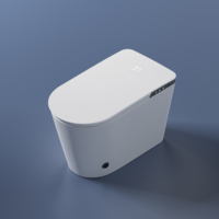 WC intelligent électrique PLMR U7-A à double chasse automatique, siège chauffant, auto-nettoyant, télécommande, à poser au sol pour salle de bain