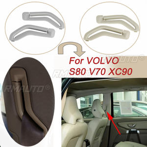 Anillo guía del retractor del cinturón de seguridad delantero izquierdo y derecho, selector de cinturón, cubierta embellecedora del cinturón de seguridad para Volvo S60 S80 V70 XC90 39885877 - Product Image 1