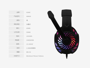 หูฟังแบบแอกทีฟไฮไฟคุณภาพสูงชาร์จเร็วควบคุมด้วยระบบสัมผัส IPX5กันน้ำตัดเสียงรบกวนแบบมีสายได้ - Product Image 4