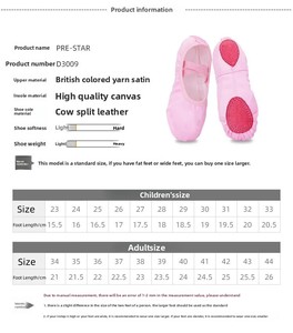 Nuove Scarpette da Danza per Bambine, Traspiranti in Raso e Tela, Suola Morbida, per Balletto, Yoga e Ginnastica - Product Image 6