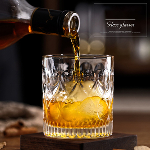 Verre à dégustation de whisky Crystal Heavy 310 ml, base ronde, verrerie artisanale, verres à shot incassables pour vodka et liqueurs - Product Image 2