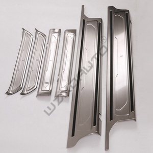 Kit de Plaques de Seuil de Porte en Acier Inoxydable WZXD, Accessoires de Plaque de Seuil, Protection de Marchepied pour 2022 - Product Image 5