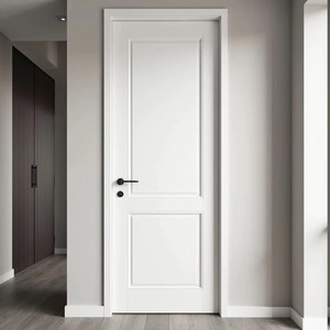 Puerta de Madera para Habitación de Hotel, Puerta Interior de MDF Compuesto para Dormitorio, Puertas Interiores de Madera para Apartamento - Product Image 6