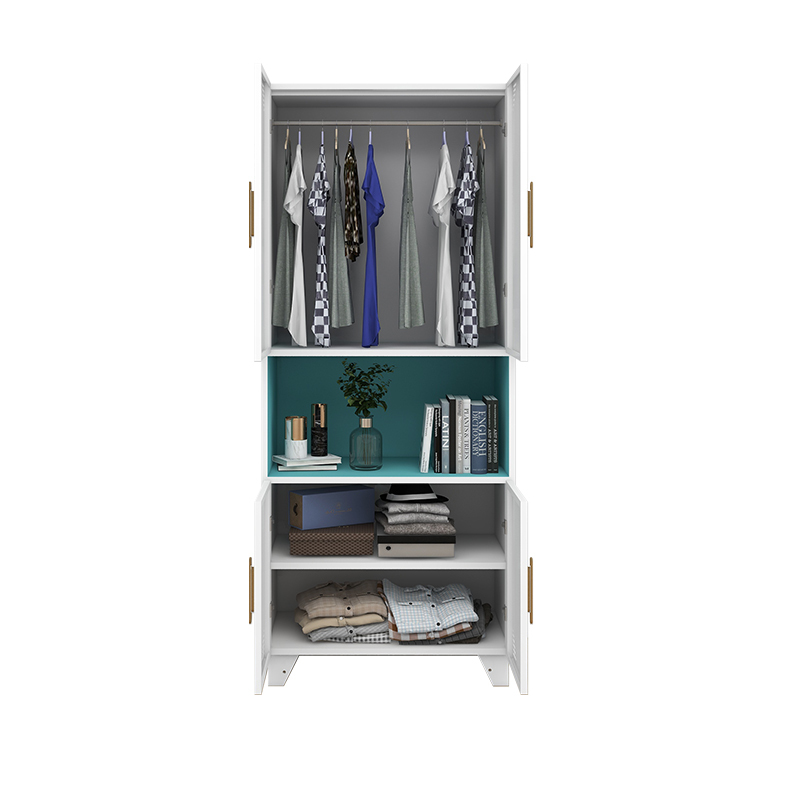 Premium Hot Selling Changing Room Cabinet Gym Locker Iron Wardrobe With Hanging Rod