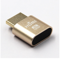 Stock suffisant Affichage virtuel HDMI 4K HDMI DDC EDID Prise factice Affichage EDID Triche Prise virtuelle Adaptateur d'émulateur factice HDMI