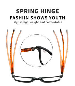 Gafas de Lectura con Montura Cuadrada de PC de Alta Calidad al por Mayor, Fotocromáticas, Anti Luz Azul, para Hombres y Mujeres - Product Image 3