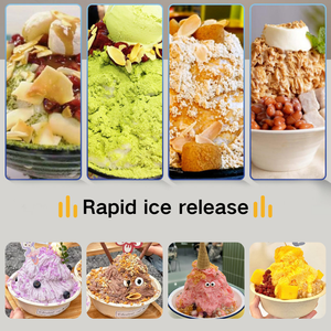 เครื่องโกนหนวดไฟฟ้าทำจากสแตนเลสเครื่องทำ<span class=keywords><strong>น้ำแข็ง</strong></span>ทรงกรวยระบายความร้อนด้วยอากาศเครื่องทำสลูช - Product Image 6