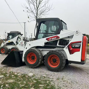 Chargeuse compacte Bobcat S450 d'occasion de haute qualité avec godet à vendre à prix abordable - Product Image 1