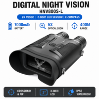 Binoculares de Visión Nocturna para Observación de Animales en Exteriores HNV800S-L, Zoom Digital 10X, Dispositivo de Visión Nocturna IP56 con Conexión WiFi