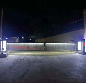Prezzo di fabbrica automatico auto barriera di parcheggio cancello Ip68 pubblicità di sicurezza Flood Defense Gate con luce dello schermo a Led - Product Image 6