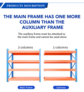 Custom Adjustable Industrial Heavy Duty <strong>Racking</strong> <strong>System</strong> Warehouse Steel Metal Rack <strong>Storage</strong> Racks Shelving Units - Product Image 4