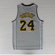 Thời trang mới # 24 Bryant Đen Trắng Vàng Tím REV Đen Vàng Rev 30 Thương hiệu Áo bóng rổ thêu Logo - Product Image 5