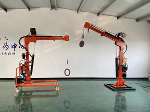 מנוף כננת הידראולי חשמלי נייד 2 טון עם שלט רחוק למשאיות, בנייה וחקלאות, הרמה סיבובית 360 מעלות - Product Image 2