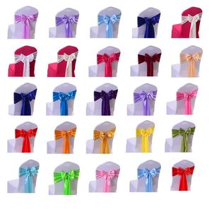 Lazos para Sillas de Spandex con Diseño de Flores, Color Verde Salvia, para Bodas, Precio al por Mayor 2023 - Product Image 5
