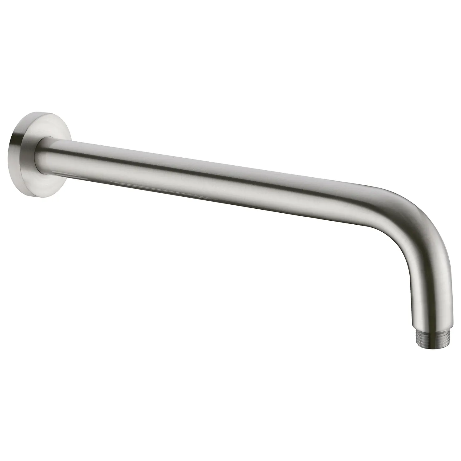 YSW high quality all solid copper bathroom faucet Accessories L shape round shower arm with 350mm length