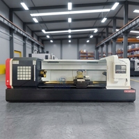 Tour CNC horizontal à banc plat robuste CK6180 avec commande GSK, broche simple, prix usine