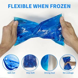 Compresas de Gel Reutilizables para Alivio del Dolor de Hombro, Rodilla, Espalda y Cuello, Compresa Fría/Caliente, a Prueba de Fugas, Apta para Microondas, Flexible, para Rehabilitación - Product Image 3