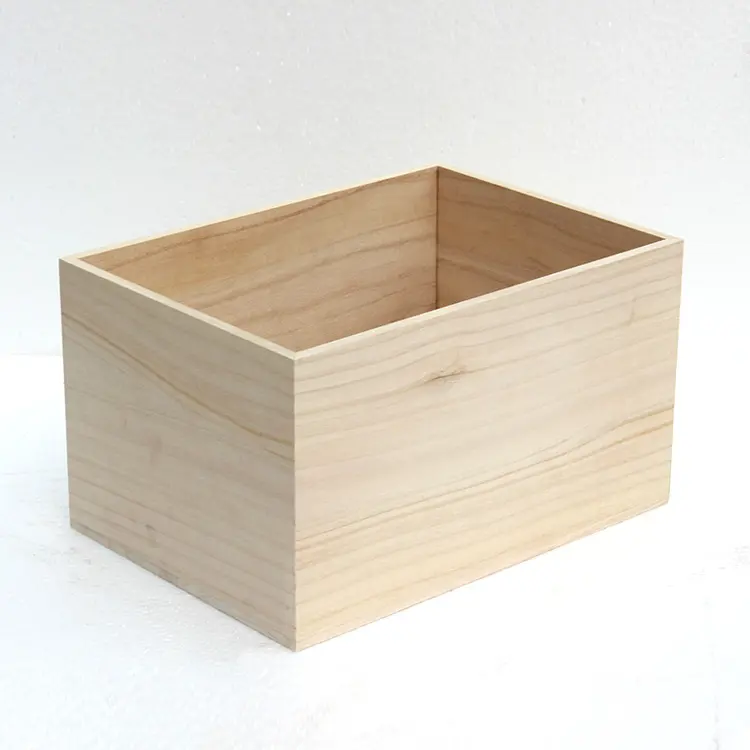 Scatole di legno fatta di legno di paulonia sono su misura per le esigenze dei clienti