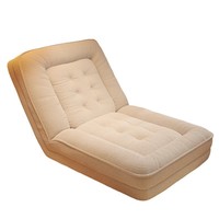 Canapé-lit moderne pliable en sherpa, simple, double, géant, pour se coucher, dormir, chambre à coucher, petit canapé, dossier, chaise, coussin