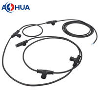 Solution d'éclairage extérieur IP65 IP68, connecteur électrique LED étanche mâle-femelle 2 ou 3 broches, faisceau de câblage DIY personnalisé
