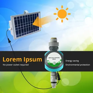 Zemismart Tuya <span class=keywords><strong>WiFi</strong></span> système <span class=keywords><strong>d</strong></span>'irrigation intelligent automatique électrique jardin arroseur minuterie à distance Compatible Alexa Echo plastique - Product Image 5