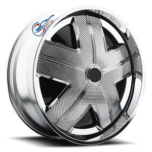 कस्टम डब पहियों कस्टम 24 26 इंच 2 टुकड़ा संरचना स्पिनर जाली पहिया - Product Image 3