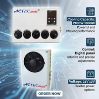 AC Mobil DC 12V 24V untuk RV, Caravan, Motorhome, Travel Trailer, Camper Van, dan Kendaraan Lainnya, Hemat Energi, Manajemen Termal Efisien, dan Senyap