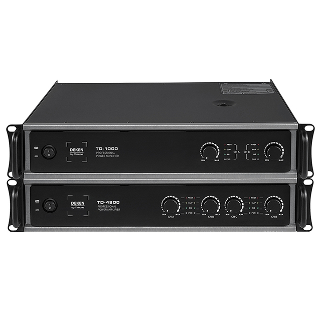 DEKEN TD-1200 Professional Entertainment Systems Audio Speaker Subwoofer Amplifier 2*1200W Two-channel Class D Power Amplifier