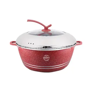 Aluminum Pots with Stainless Steel Lid Cooking Cookware Set Kitchen 40cm Big Soup Pot Casserole Cooking Tools