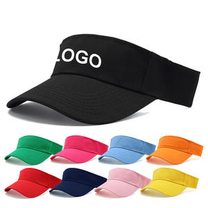 Visière de soleil d'été personnalisée en gros pour l'extérieur, protection solaire, couleur personnalisée, visière de plage vide, visière de soleil personnalisée avec logo, chapeaux de visière de soleil - Product Image 1