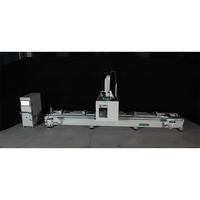 Centre d'usinage CNC pour profilés aluminium OUWO, portée de travail 6520 mm, pour fenêtres coulissantes, portes, murs rideaux, perçage, fraisage, chanfreinage