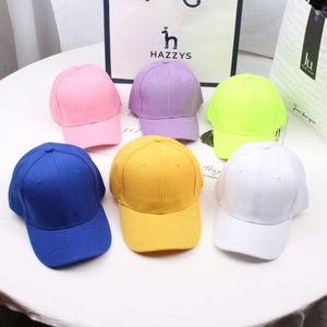 Wholesale in Stock Unisex Solid Color Curved Brim Blank <b>Plain</b> Cheap <b>Baseball</b> <b>Cap</b> Hat Promotional - Product Image 2