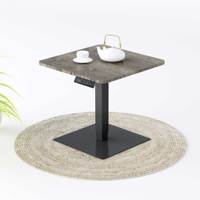 Table basse électrique mobile à hauteur réglable à une jambe bureau et bureau de levage de loisirs