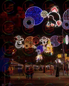 Display natalizio di lusso <span class=keywords><strong>Luces</strong></span> <span class=keywords><strong>Navidenas</strong></span> motivo a LED luce per la decorazione della luce natalizia nella luce del motivo del Festival di carnevale - Product Image 6