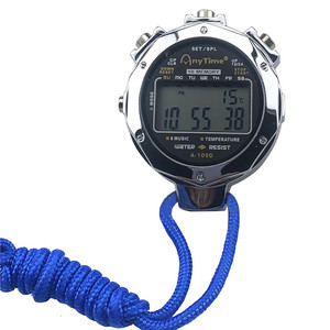 AnyTime Digital Stopwatch A-109D Water Resistant Chronograph Handheld Timing Device - Product Image 3