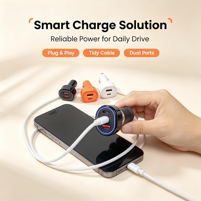 Single Machine Multi Task Charging Use USB Car Phone Charger Versatile Car Fast Charging Daily Power Equipment Car Charger