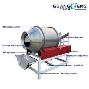 Malaxeur à tambour de haute qualité avec seau basculant pour l'application de poudre - Sauce barbecue, moutarde, sauce salade, etc. - Product Image 2