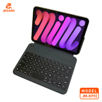 Jeqang JM-K992 Mini Keyboard Meja Nirkabel BT Model Scissor Switch Ultra Tipis USB Type-C Desain Portabel Terbaru