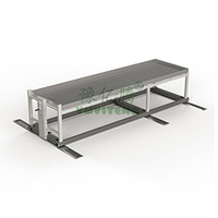Table d'inondation de culture hydroponique Support de culture vertical mobile Plateaux de plantes modulaires Table de culture