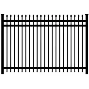 Dimension customized simple design cheap wrought iron fencing for villa